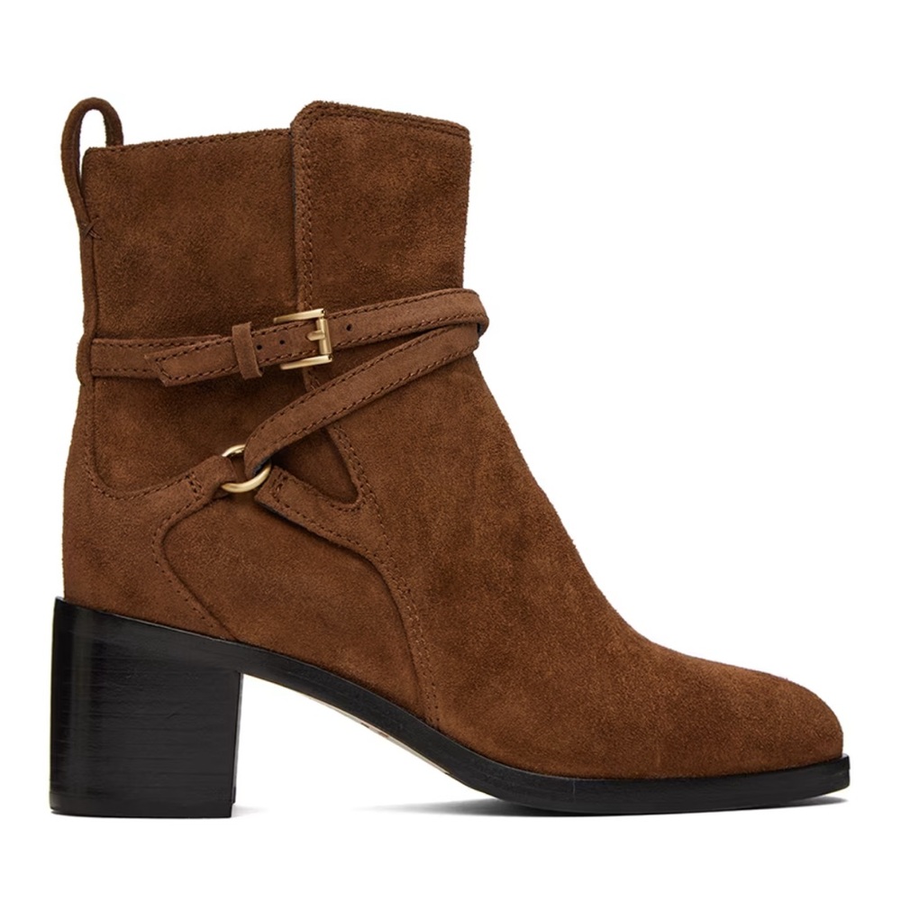 Rag & Bone Boots Hazel Brown Suede Booties New Without Box Size 8 Women